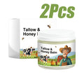 Hydrating Tallow & Honey Balm Skin Nourishing Smoothing Delicate Moisturizer to Improve Texture for Soft Firm Skin Daily Skincar
