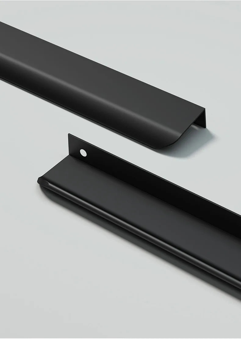 Invisible Wardrobe Handle Minimalist Modern Minimalist Cabinet Door Drawer Cashmere Gray Cabinet Furniture Hardware Small Handle
