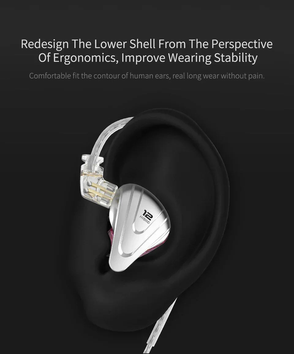 KZ ZSX 12-Driver Hybrid In-Ear Monitors by Tidesmit Tidesmit