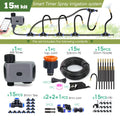 Tuya Smart Wifi Irrigation Timer Sprayer Watering Kit for Garden Lawn Plants Timing Misting Cooling System Quick Connect Fogging