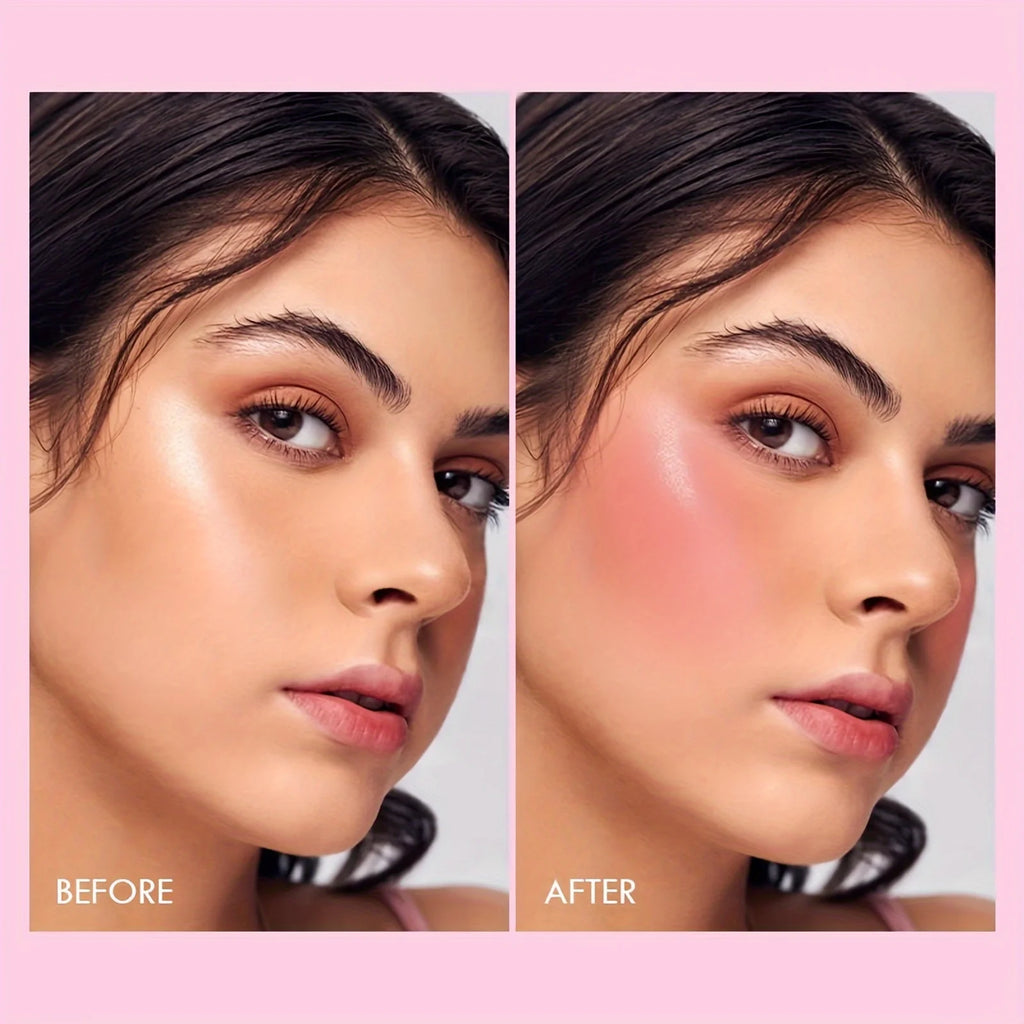 Tidesmit 6 colors waterproof blush cream for face makeup showing product shade swatches and creamy texture detail