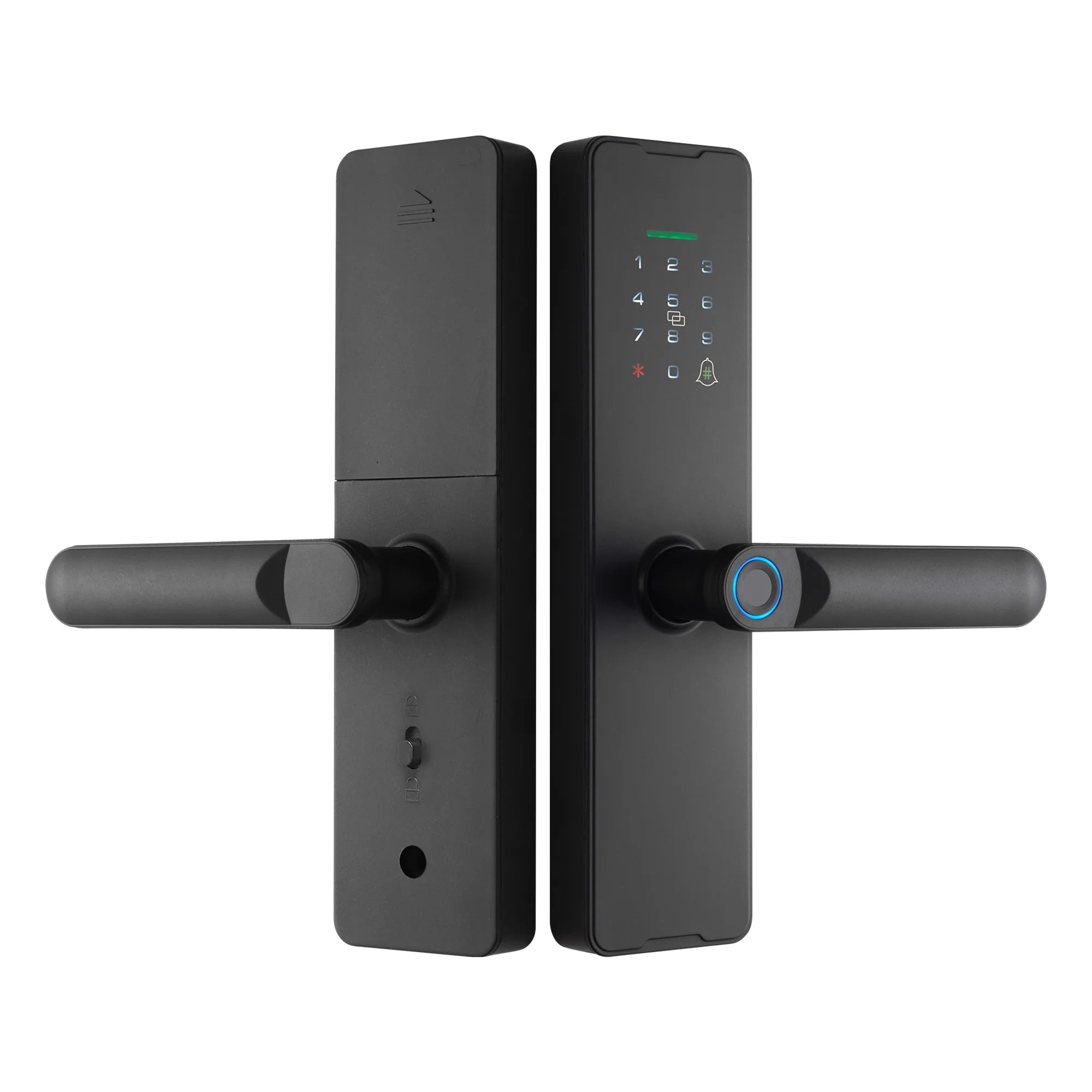 Tuya Wifi Fingerprint Smart Door Lock Digital Electronic Lock Remote Unlock Keyless Security Anti-theft Smart Home Hotel Office