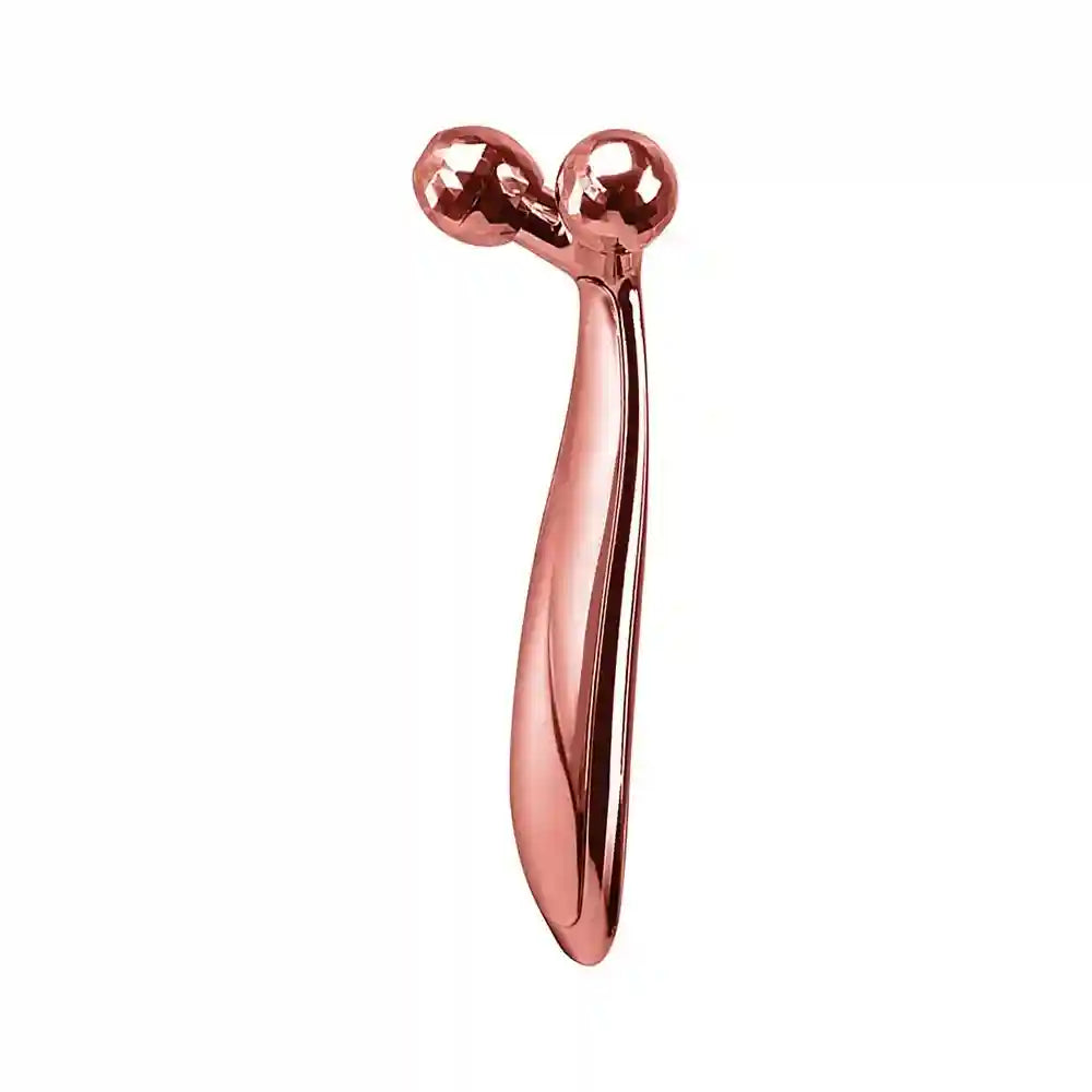 3D Face Roller Massager for Skin Lifting, Tightening, and Contouring Massage Roller RoserGold Roller Tidesmit