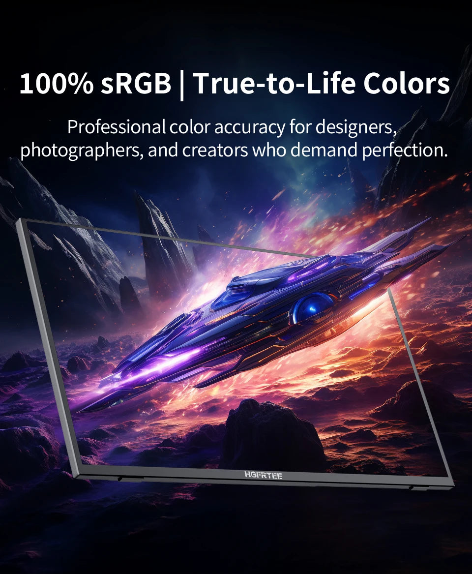 HGFRTEE 21.5 Inch 100HZ VA Panel - Gaming Monitor 4000:1 1080P Resolution 3ms Response Time And 178 Degree Wide Viewing Angle