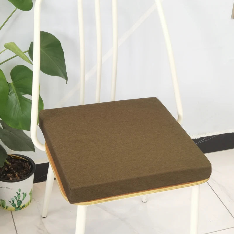 Solid Color Waterproof Seat Cushion Removable Tatami Mat Home Office Garden Decoration Chair Cushion 50x50 48x155