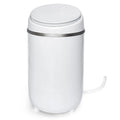 Tidesmit automatic mini shoe washing machine with drying function for sneakers and slippers, side angle view.