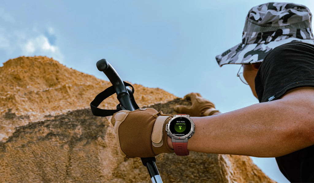 HD Watches Built-in Dual-band GPS Smart Watch Men Smartwatch Compass Altimeter Barometric 5ATM IP69K Waterproof AMOLED