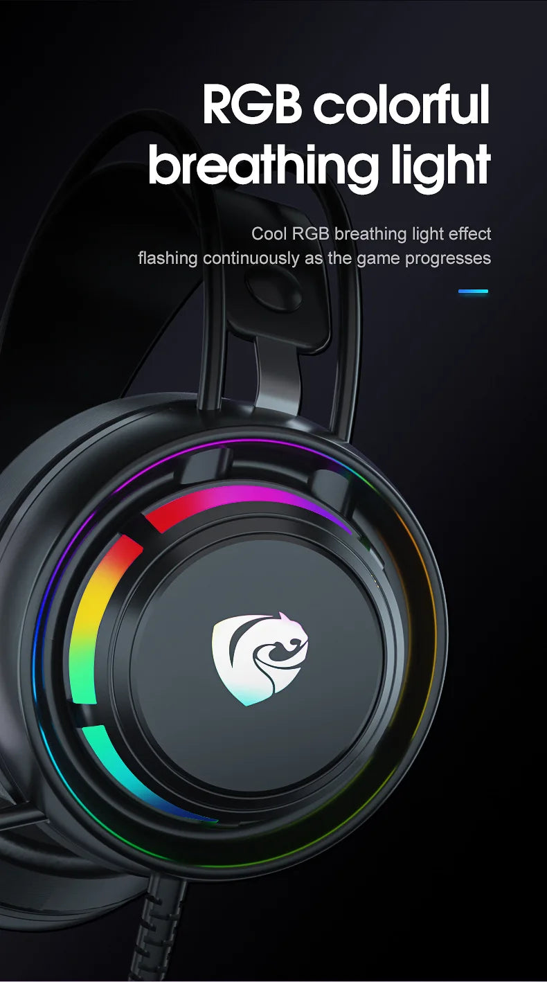 Gaming Headset with 7.1 Surround Sound and Noise Cancelling Microphone Tidesmit