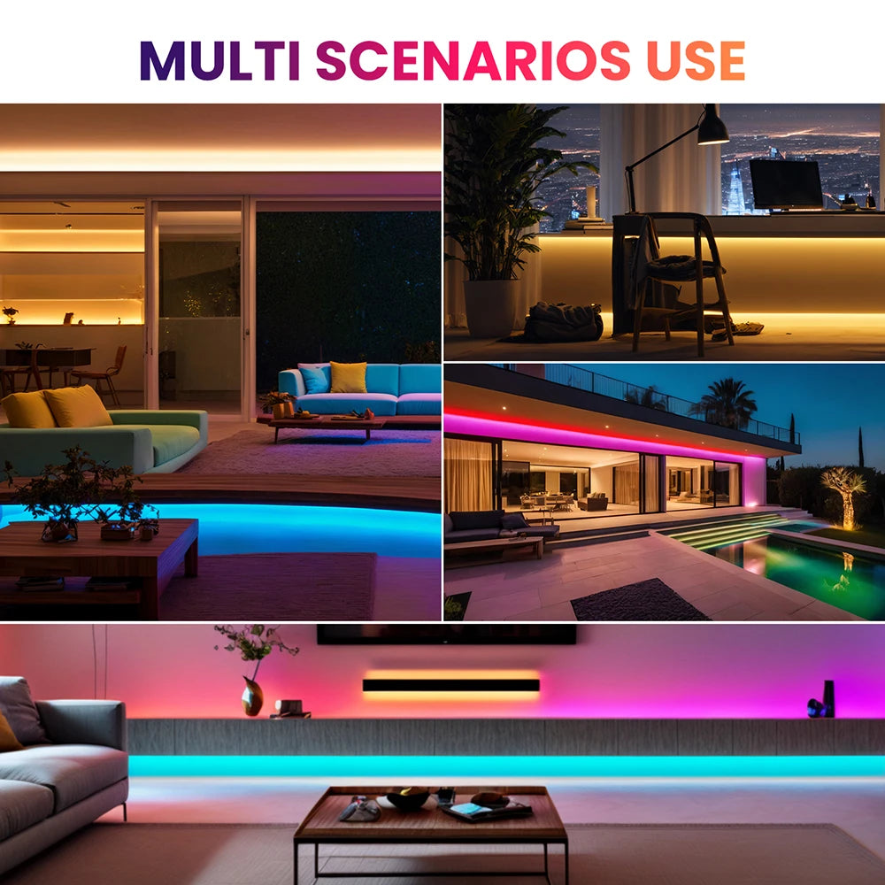 220V Dimmable COB Led Strip Light ON/OFF Dimmer Waterproof 288Leds Flexible Neon Lamp Home Decor EU Power Kit Warm Natural White