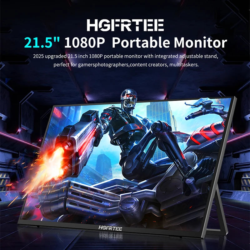 HGFRTEE 21.5 Inch 100HZ VA Panel - Gaming Monitor 4000:1 1080P Resolution 3ms Response Time And 178 Degree Wide Viewing Angle