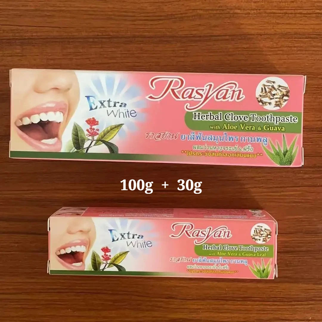 Tidesmit Rasyan herbal toothpaste and tooth powder with clove and coconut oil for natural teeth whitening
