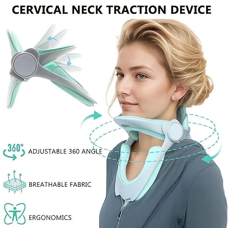 Ergonomic Neck Support Pillow | Adjustable Green Breathable Wellness Tool Relaxation Treatment Tidesmit