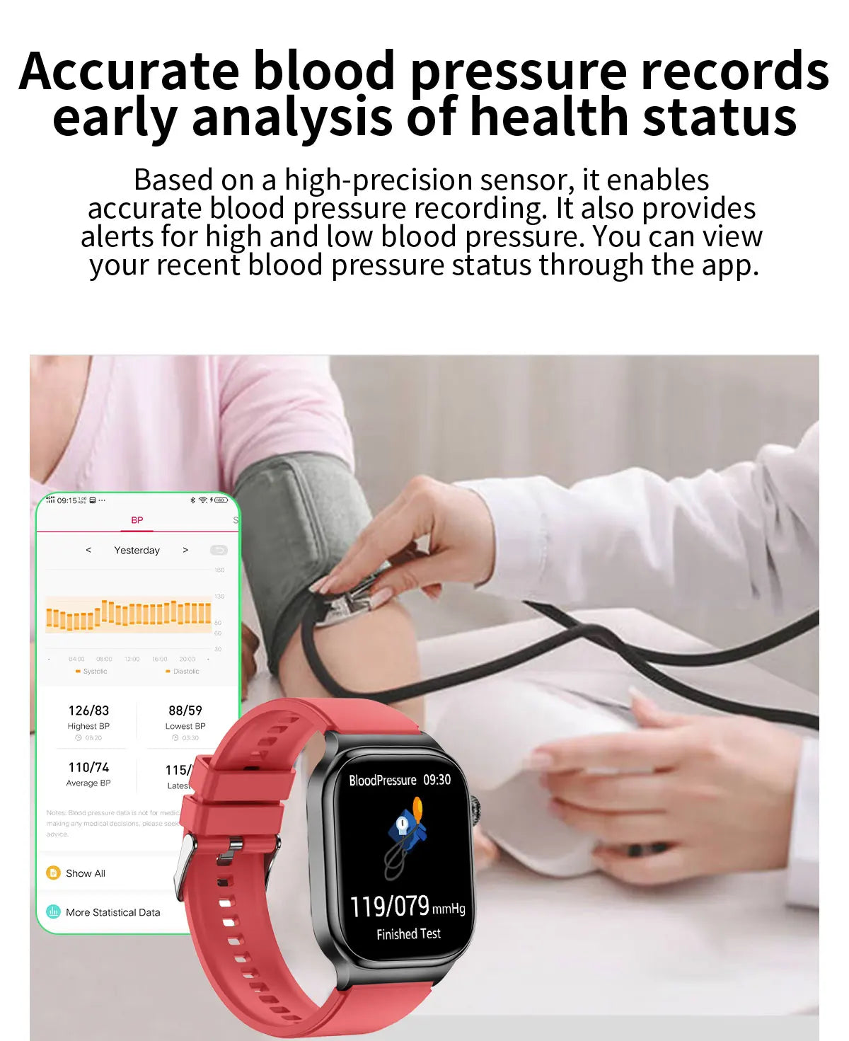 2026 New Hospital Level Health Smart Watch Body Fat ECG Blood oxygen BP Health AMOLED Screen HD Call Sport Smart Watches For Man