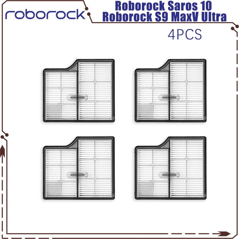 Tidesmit replacement parts set for Roborock Saros 10 and S9 MaxV Ultra including roller, brushes, filters and bags