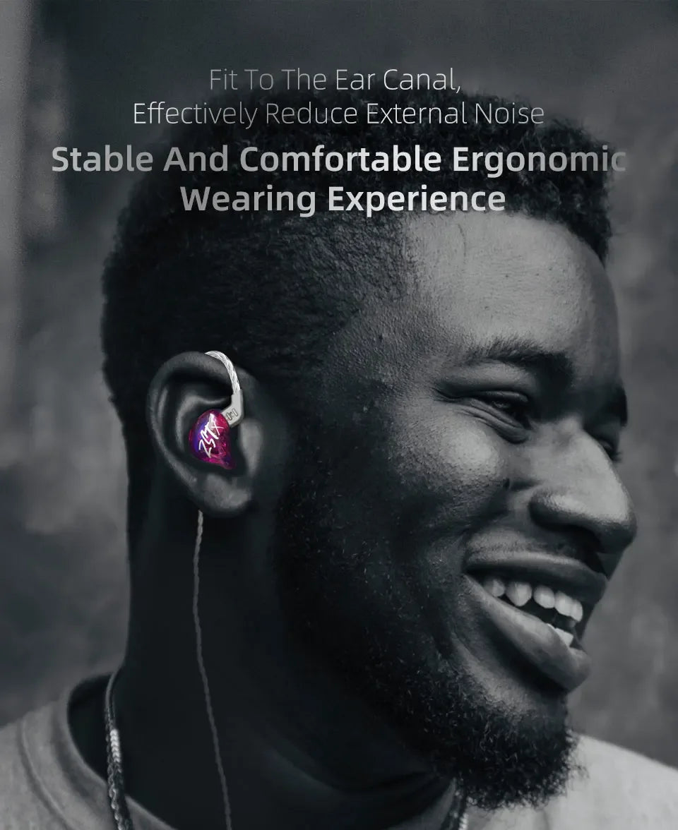 KZ ZSTX In-Ear Monitors Hybrid Driver Noise Cancelling by Tidesmit Tidesmit