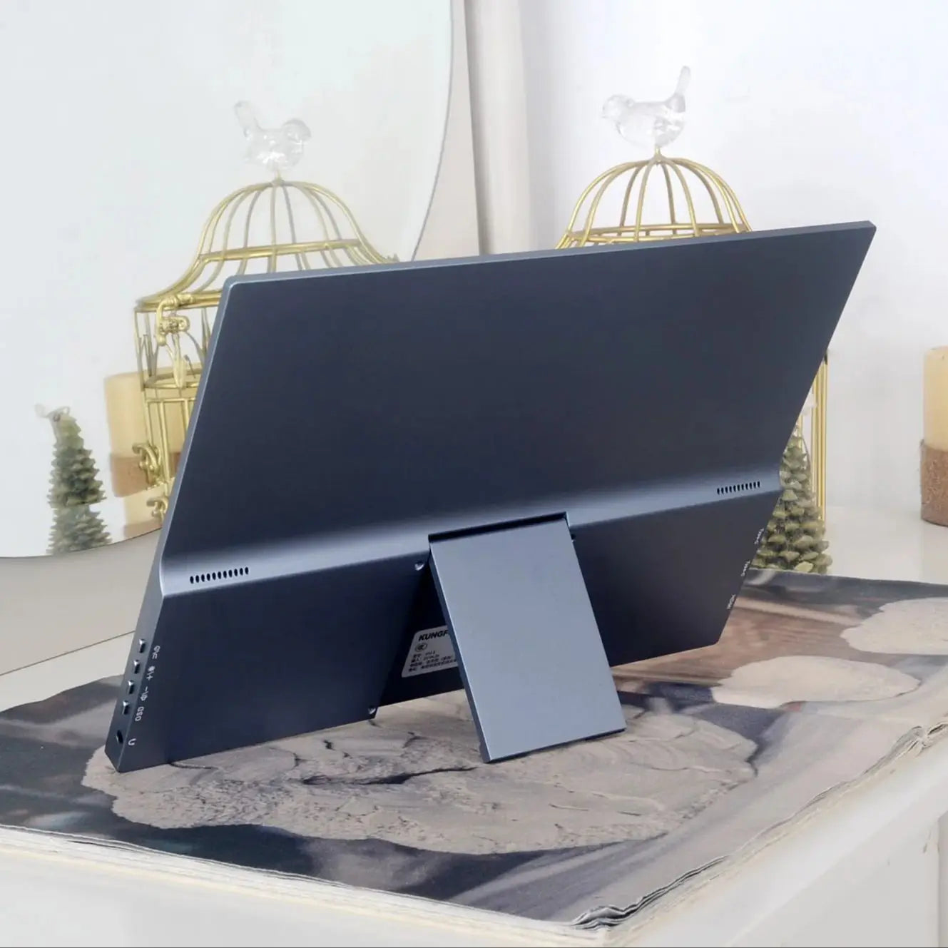 KUNGFUGO A14S Portable Monitor 14" 3K Fully Laminated CNC Aluminum Alloy  Single-Cable Expansion Screen