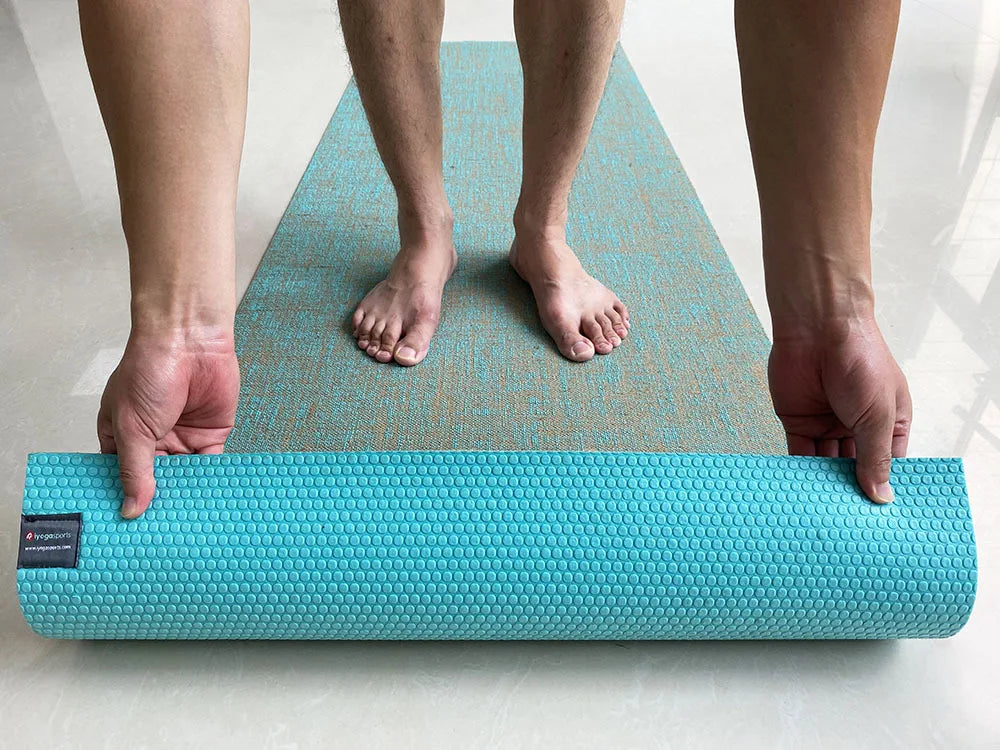 Natural jute yoga mat Eco-friendly natural jute yoga mat