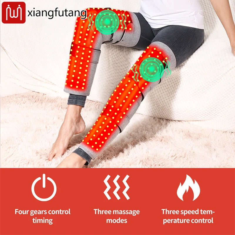 Red Light Knee Therapy Wrap for Targeted Heat and Deep Tissue Massage Massage Cushion Tidesmit