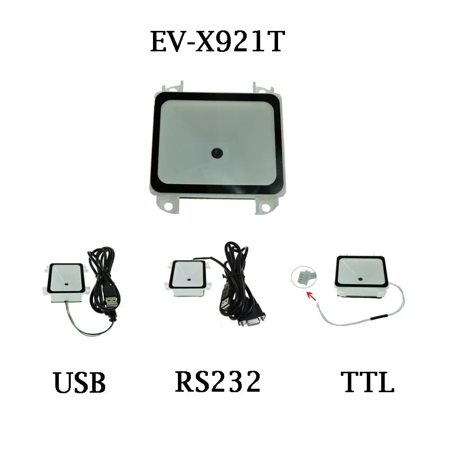 RS232 USB TTL 2D Barcode Scanner Module Embedded mini size scanning module Automatic intelligent sensitive sensing 2D QR reader