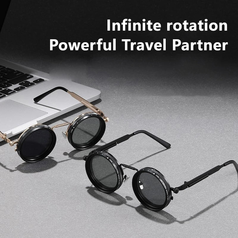 Polarized Smart Glasses with Adjustable Dimming and UV400 Protection Tidesmit