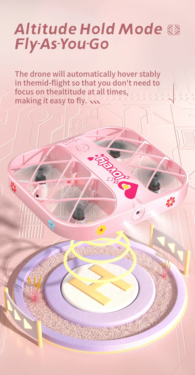 Mini Foldable Camera Drone with 8K Resolution - Portable RC Quadcopter Tidesmit