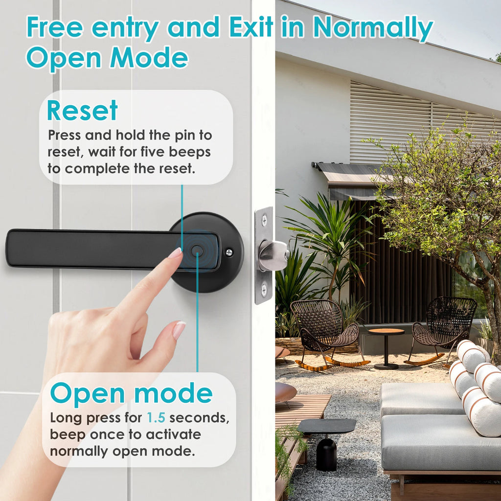 Tuya Smart Bluetooth Door Lock Biometric Electronic Lock Home Kit Smart Home Automation Home Protection Smart Life Control