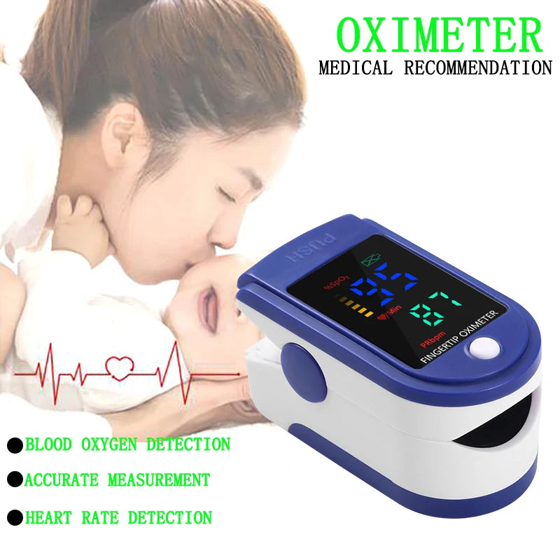 Arm Blood Pressure Monitor Sphygmomanometer Tonometer Tensiometer + Pulse Oximeter Finger Clip Pulse Monitor + Body Thermometers
