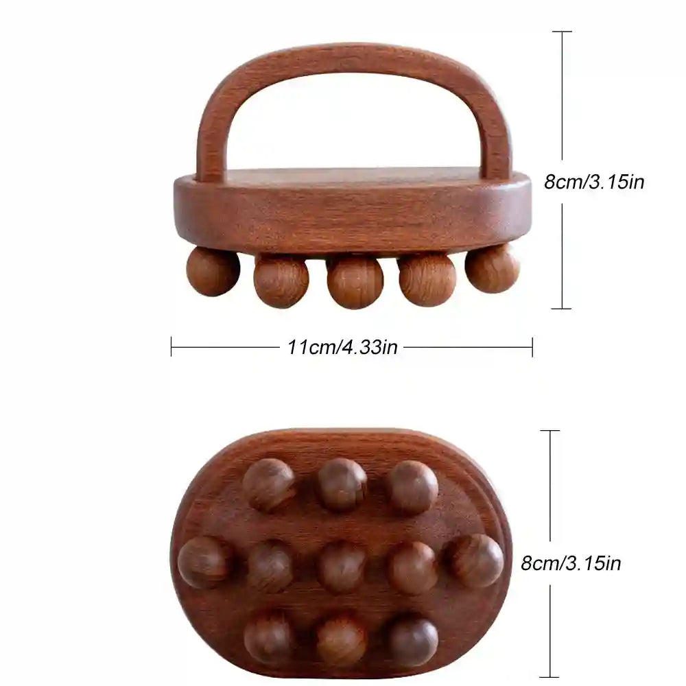 Wooden Massage Roller for Cellulite Removal and Lymphatic Flow (4 Styles) Massage Roller Tidesmit