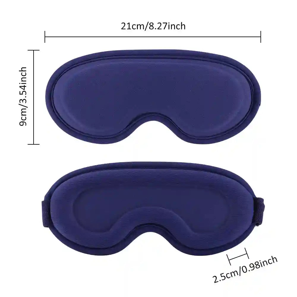 Electric Steam Eye Mask with 3D Vibration Massage - Blue Eye Massage Instrument Tidesmit