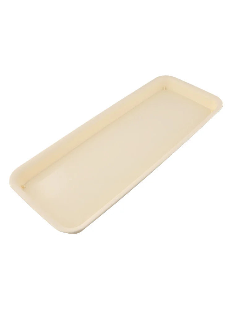 Water Tray Floor Flower Pot Tray 57.5*22.5*3.5cm Plastic Flower Pot Outdoor Garden Supplies Plant Rectangular Pot