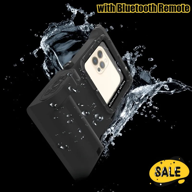 Samsung Galaxy Waterproof Diving Case with Bluetooth Remote Control Tidesmit