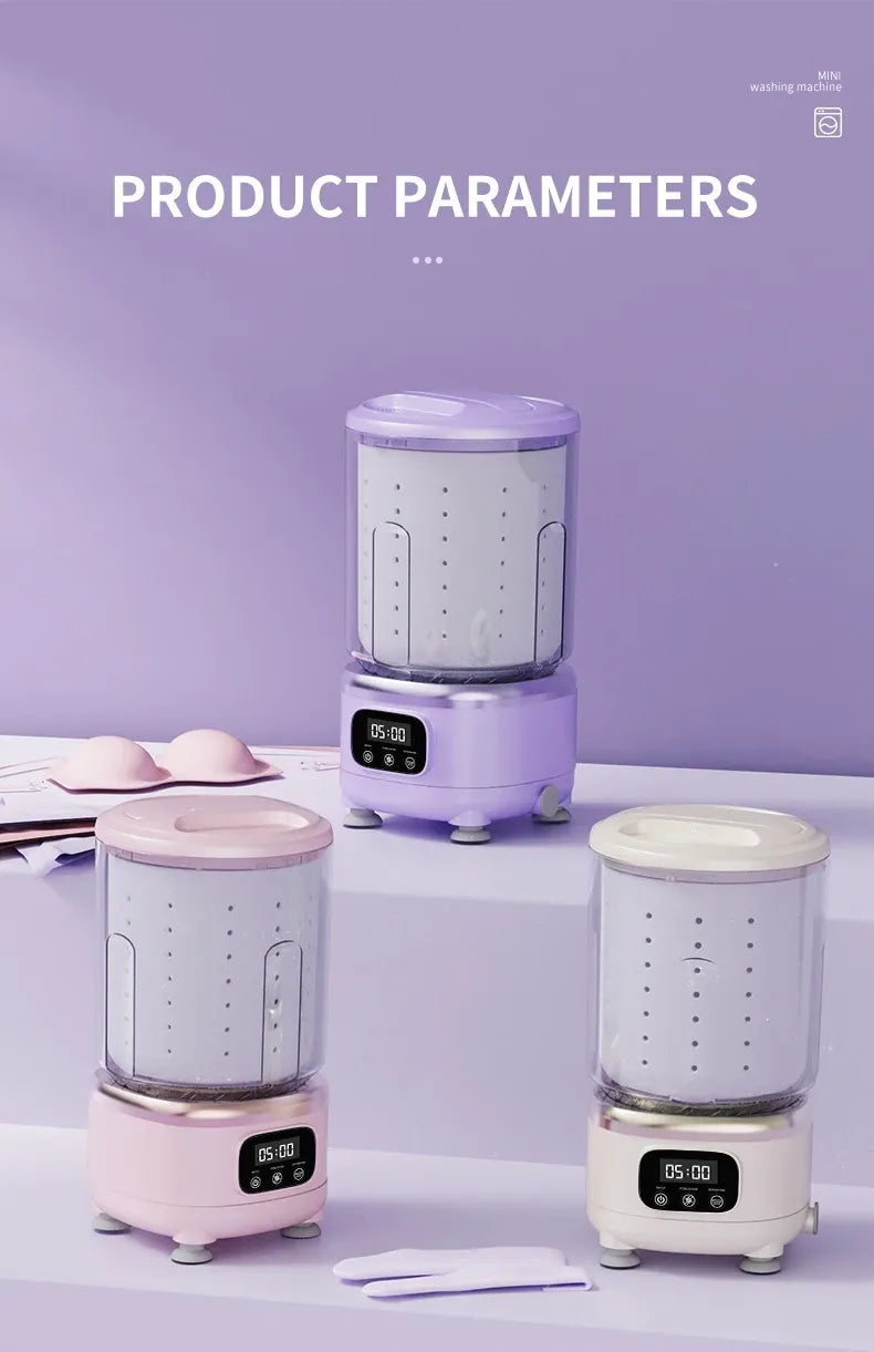 Tidesmit 2L Wireless Mini Portable Washing Machine