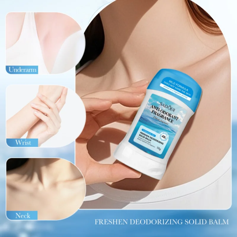 Tidesmit 50g fresh solid cream deodorant for daily odor control and gentle skin care for men and women