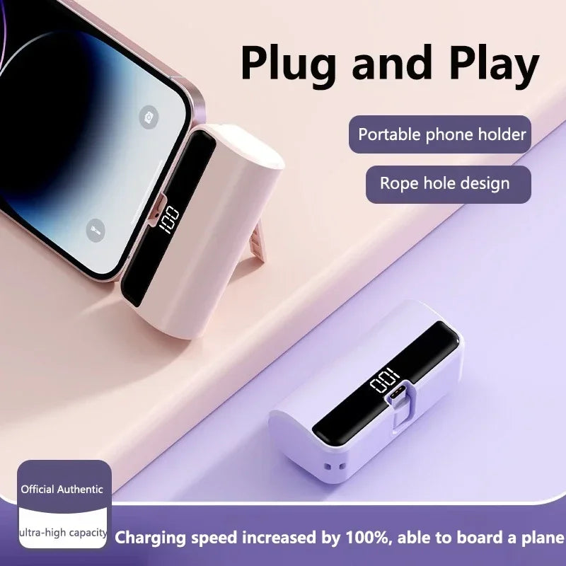 Portable Power Bank 50000mAh | Fast Charging USB-C Travel Battery Tidesmit