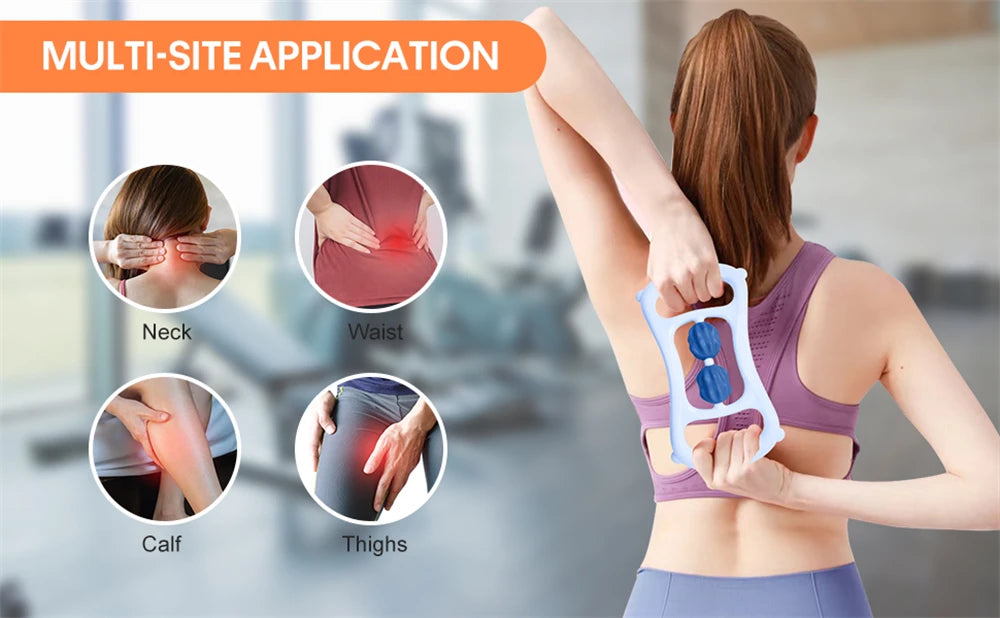 Muscle Massage Roller for Neck and Leg – Deep Tissue Recovery Tool Relaxation Treatment Tidesmit