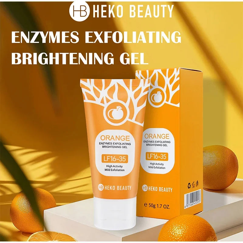 Orange Exfoliating Gel for Face and Body - Deep Pore Cleanser (50g-100g) Scrubs Treatments Tidesmit