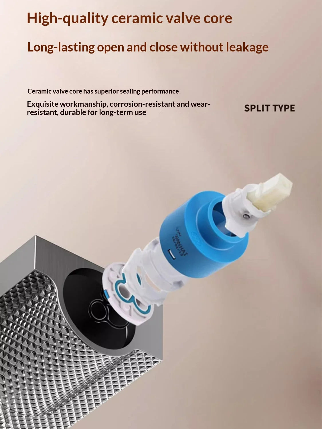 Minimalist waterfall faucet, bathroom hot and cold water faucet, multi-functional simple shower head, bathing shower faucet