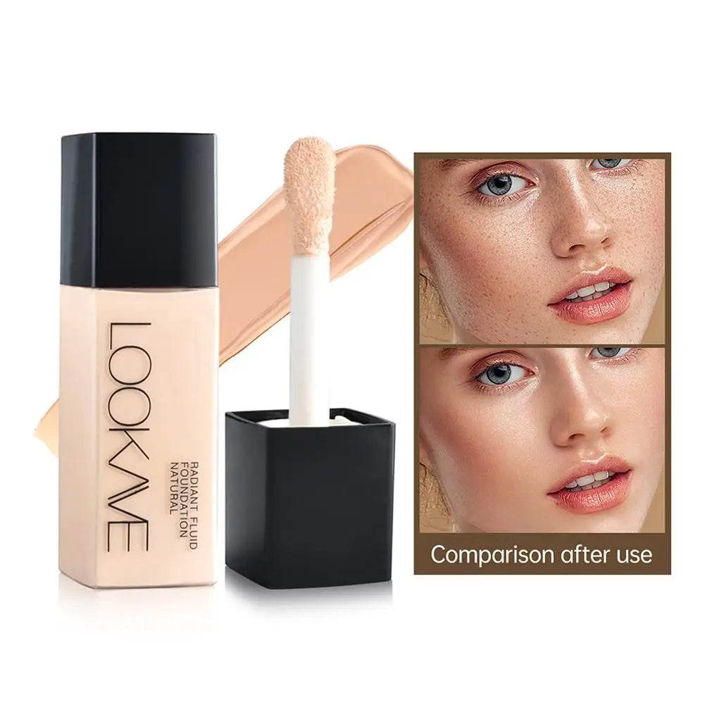 Tidesmit long lasting full coverage matte CC foundation texture close-up for flawless natural face makeup base