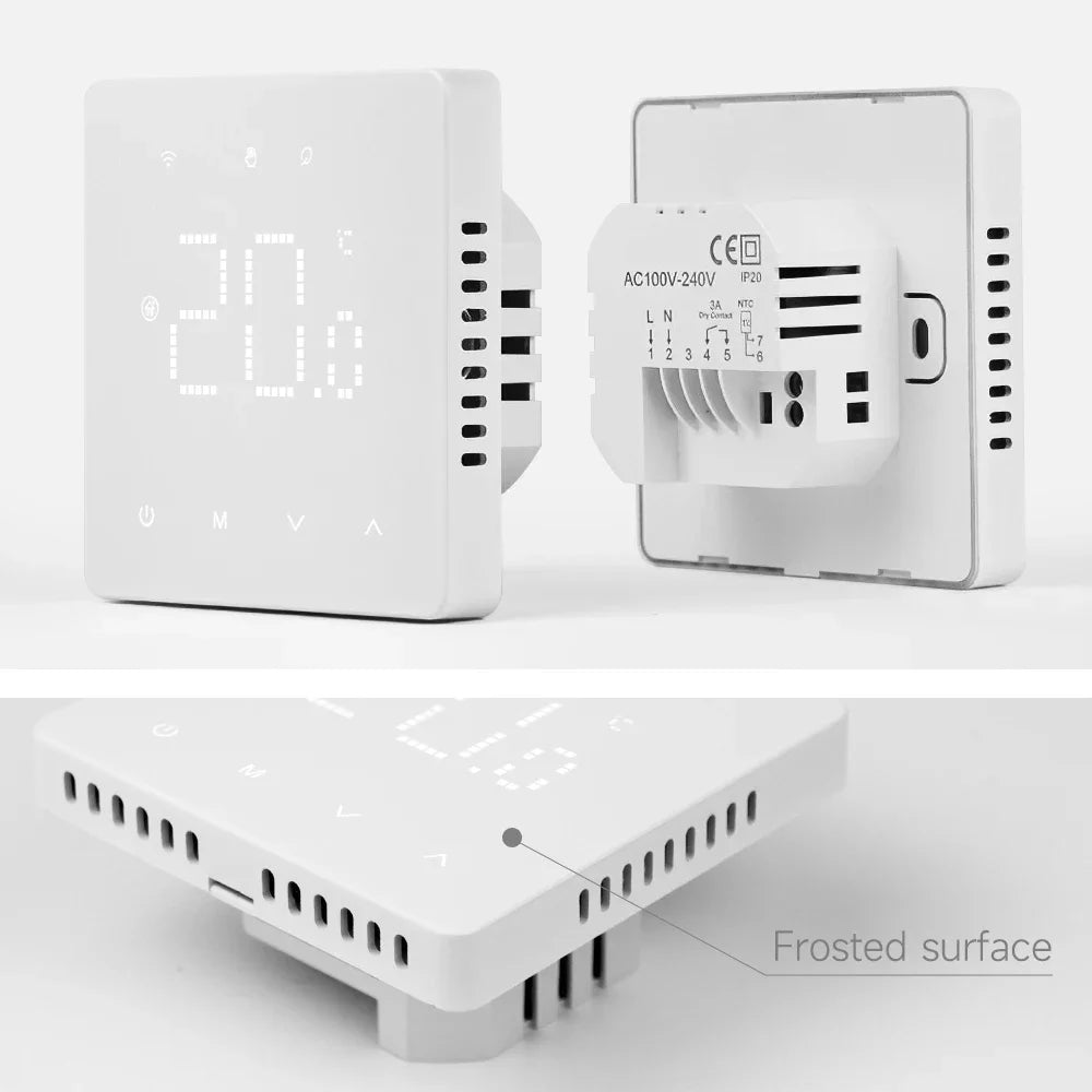 Beok Zigbee Floor Heating Thermostat  Tuya Programmable Smart Home Thermoregulator with Alexa Google Home Alice