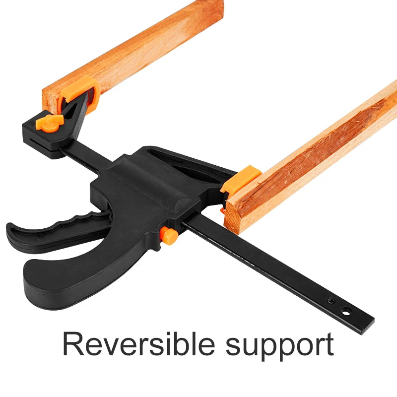 2pc 4 Inch Woodworking F-clip Nylon Quick Woodworking Clip Wooden Board Clip Metal Fixing Clip Tool Clip