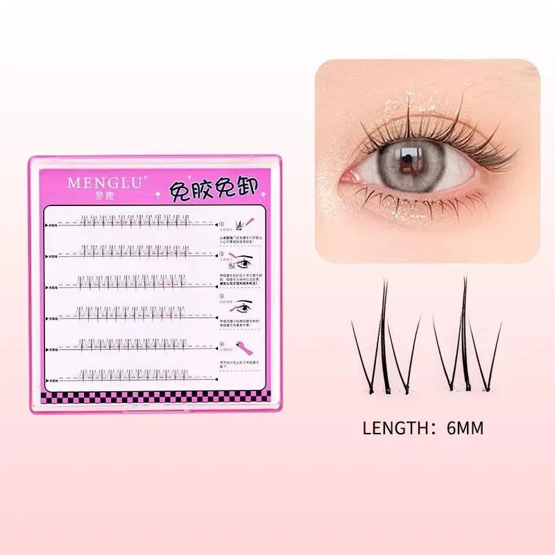 Self Adhesive Eyelashes Clusters No Glue Reusable C Curl Tidesmit XL-MJ-XHM-2 C Tidesmit