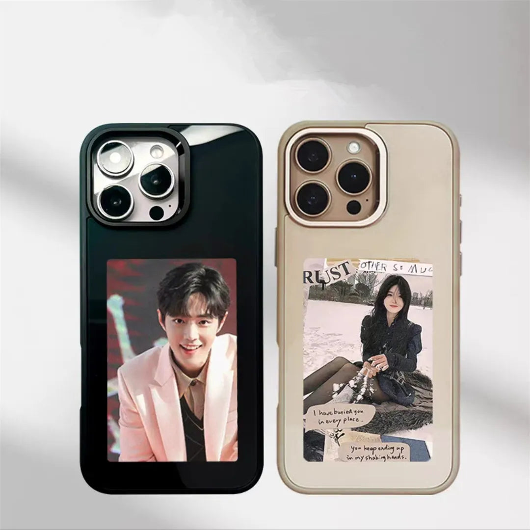 NFC E-Ink Phone Case for iPhone 17 Pro Max with Shock-Absorbing Frame Tidesmit