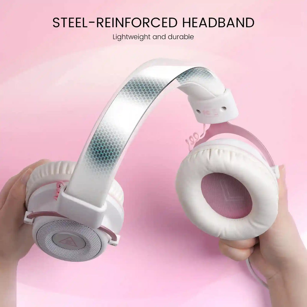 Wired Gaming Headphones with Detachable Mic for PC PS5 and Xbox Tidesmit