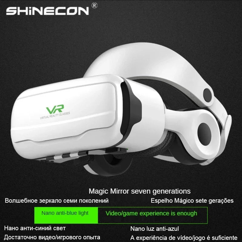 VR Headset for Smartphone - 3D Glasses for Immersive Mobile Gaming Tidesmit