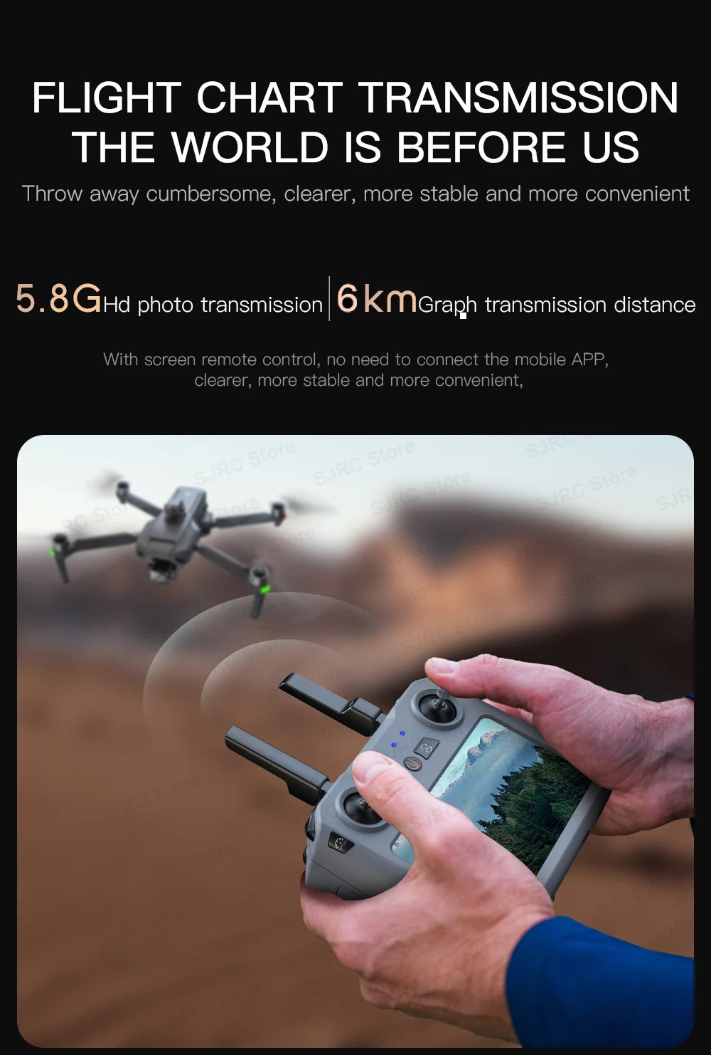 4K GPS Camera Drone with Obstacle Avoidance - Foldable SG909 MAX Tidesmit