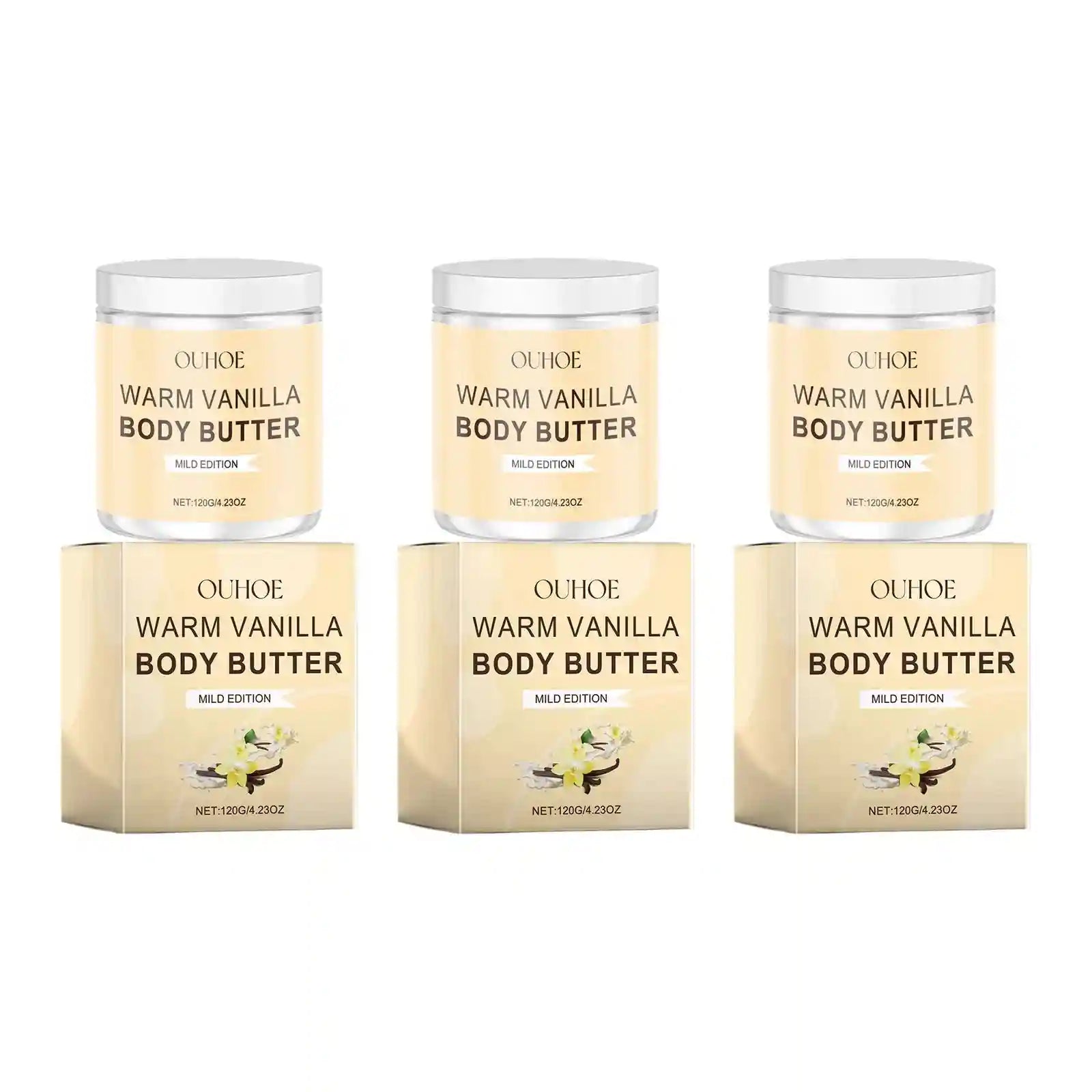 Tidesmit Exfoliating Body Scrub - Vanilla Scented, Dark Spot Corrector Scrubs Treatments 3x120g boxed Tidesmit
