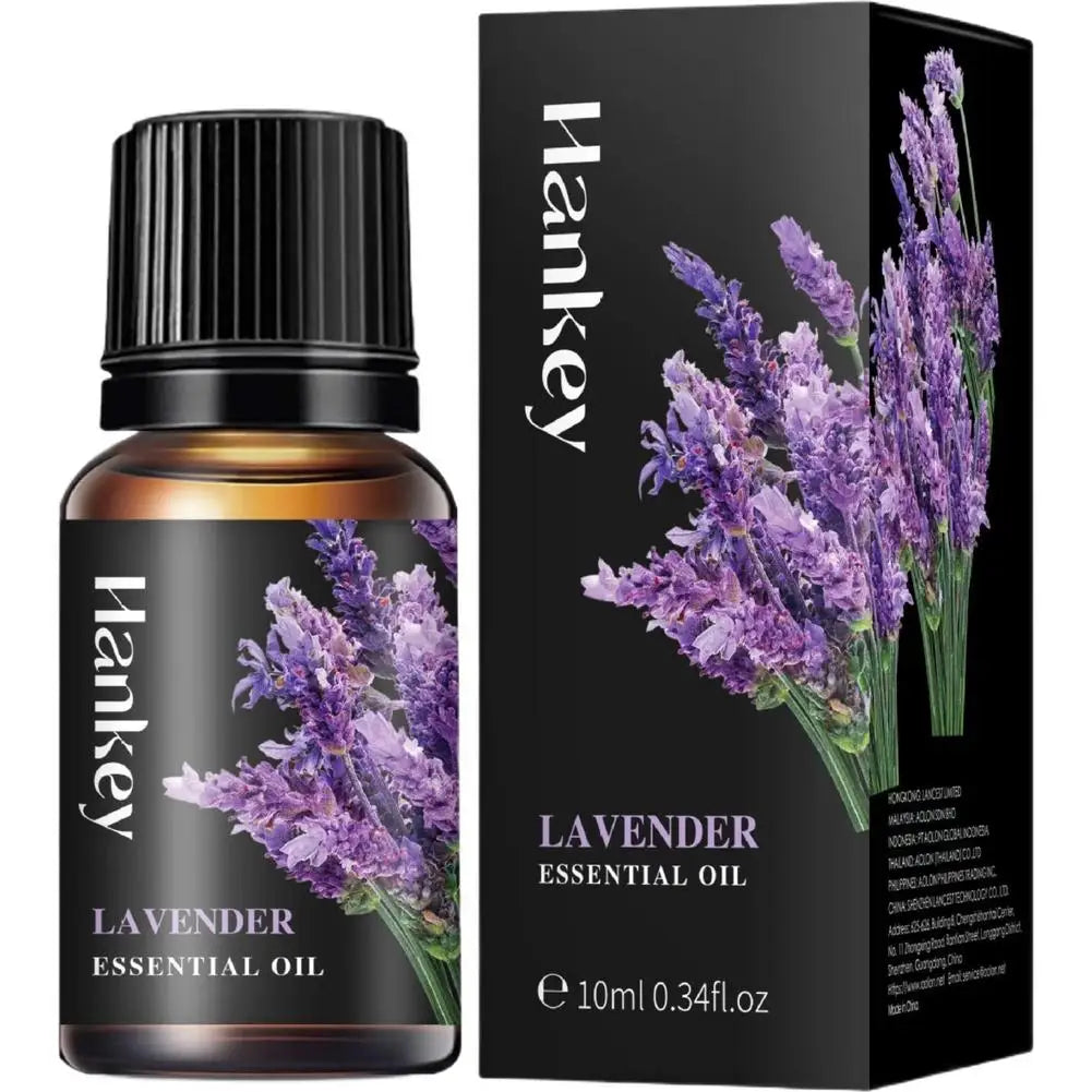 12 Flavors 10ml Essential Oils for Aroma Diffuser Air Humidifier Home Water-soluble Lavender Vanilla Orange Olive Fragrance Oil