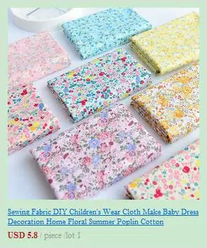 Baby Fabric Knit Jersey Print Fabric Sewing Material for Children's Garment 50*185cm Brocade Fabric Organic Fabric  Knitted