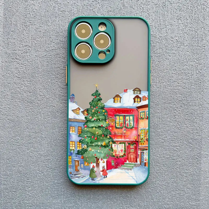 Christmas Cartoon Phone Case for iPhone 16 Pro Max - Shock-Absorbing Cover green SDJJ 7 Tidesmit