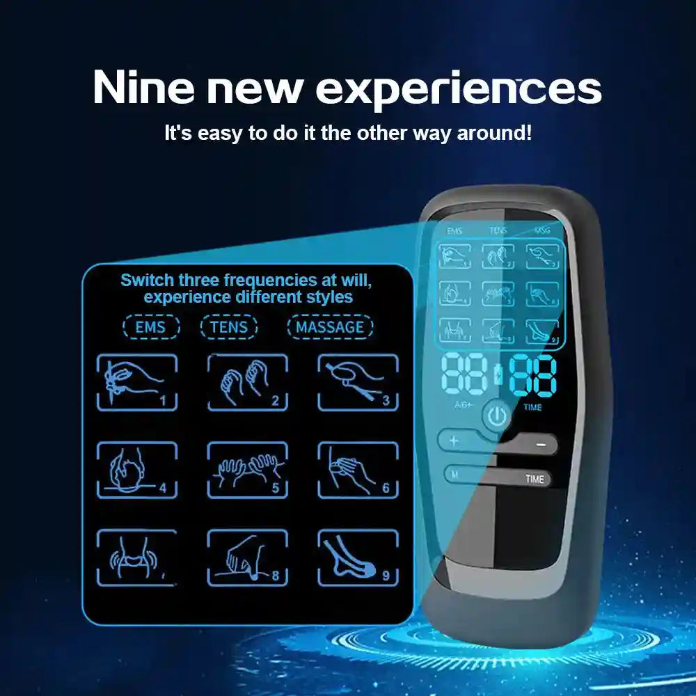 Electric Muscle Stimulator for Deep Tissue Recovery | Tidesmit Massage Roller Tidesmit